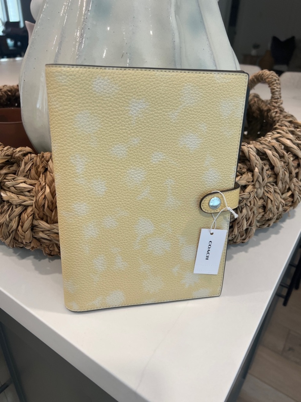 ✏️COACH NOTEBOOK WITH FLORAL PRINT